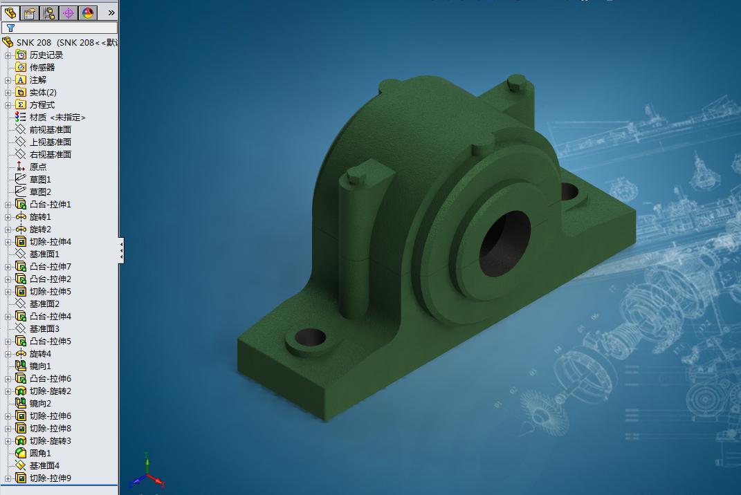 SNK系列立式轴承座模型大全272945===50